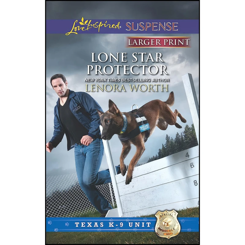 کتاب Lone Star Protector  اثر Lenora Worth انتشارات Love Inspired Suspense Larger Print