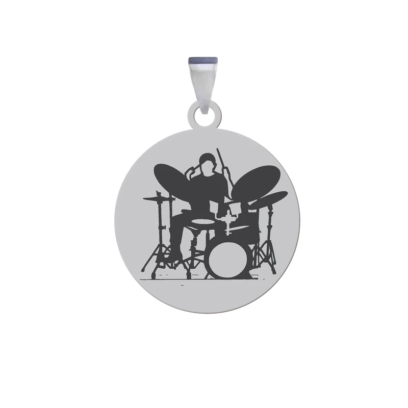 آویز گردنبند زنانه و مردانه هایکا مدل نوازنده موزیسین کد z.jh 278