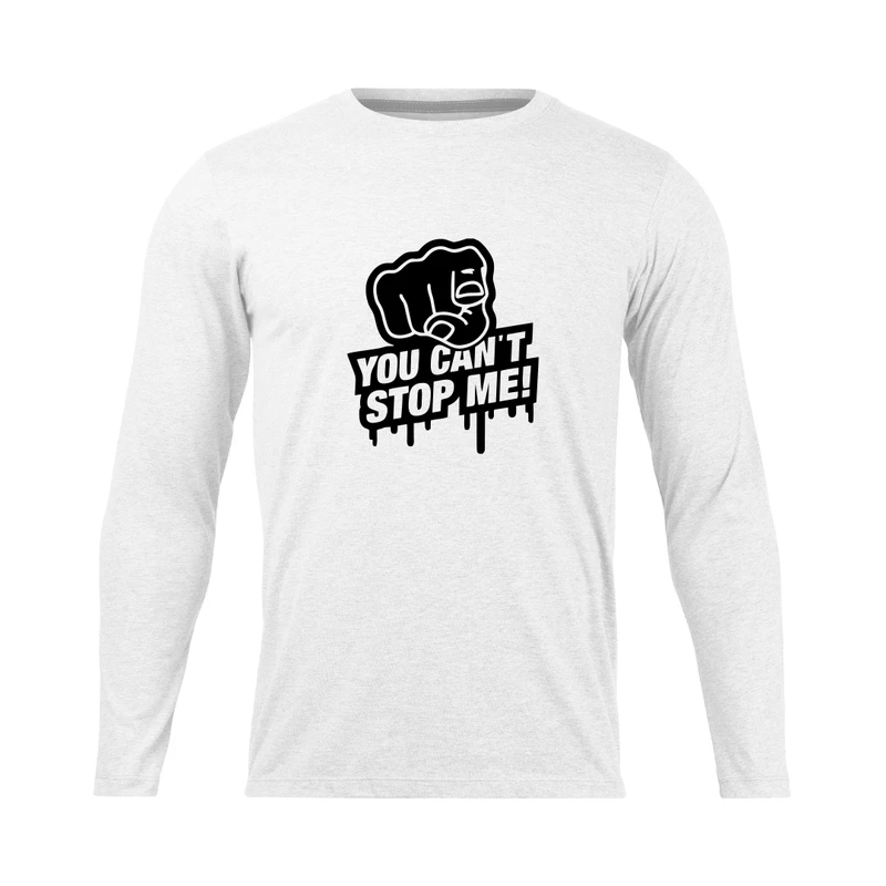 تی شرت آستین بلند مردانه مدل you can not stop me_NC1_0461_