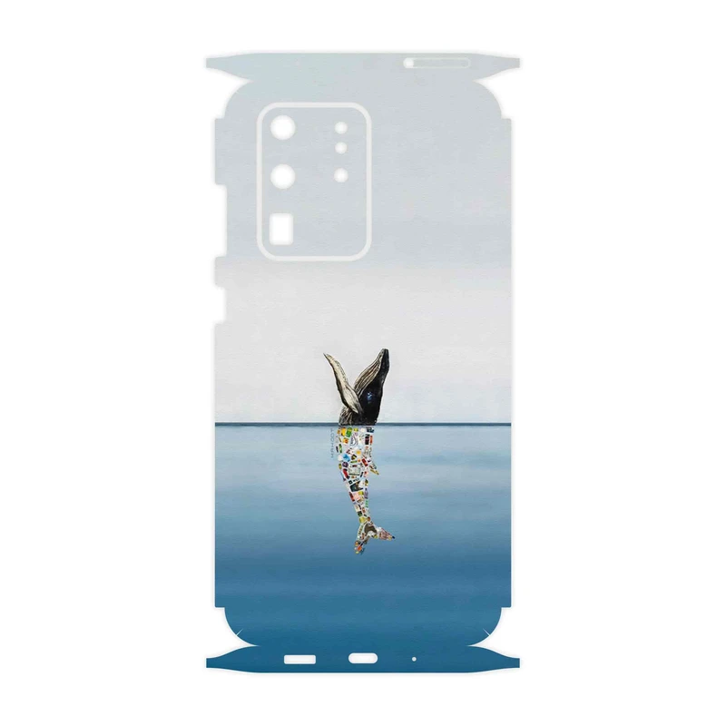 برچسب پوششی ماهوت مدل Collage of Sea Trash-FullSkin مناسب برای گوشی موبایل سامسونگ Galaxy S20 Ultra