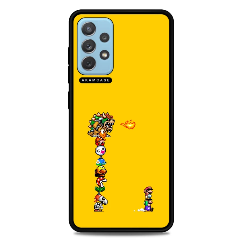 کاور آکام مدل AMC-WSGA72-SUPER MARIO4 مناسب برای گوشی موبایل سامسونگ Galaxy A72