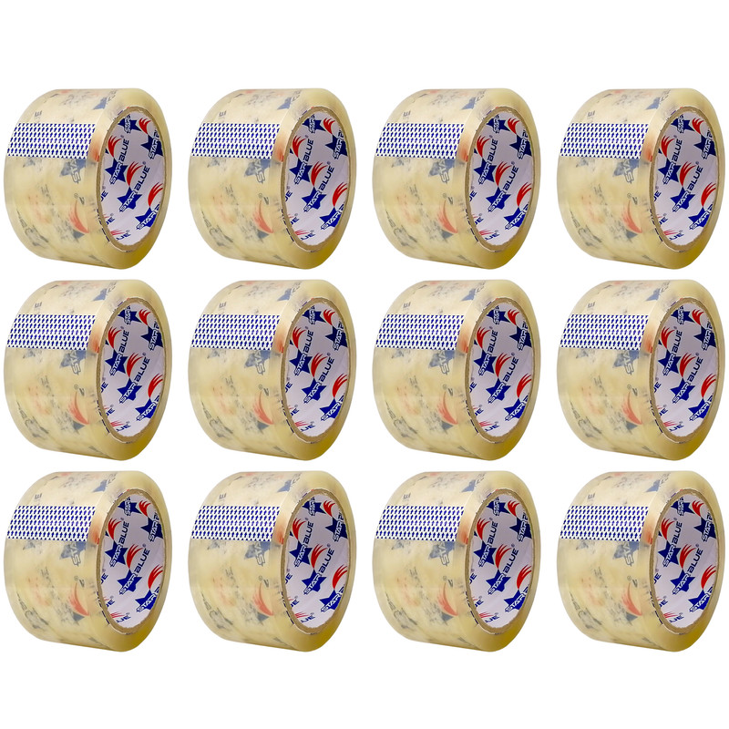 چسب پهن استار بلو مدل SB-1 عرض 5 سانتی متر مجموعه 12 عددی