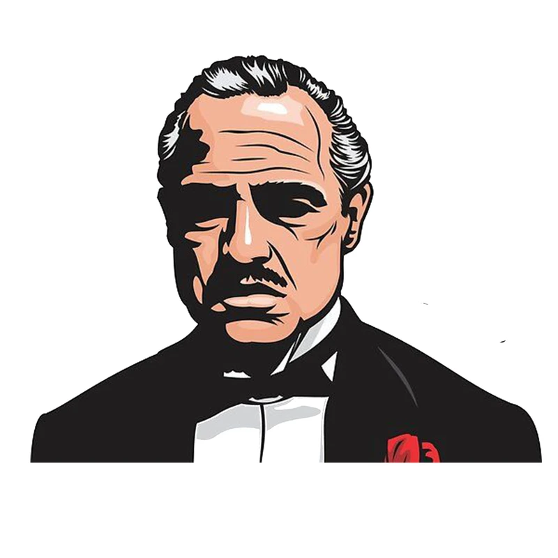 استیکر لپ تاپ و موبایل مدل سریال طرح پدر خوانده The Godfather کد 4948