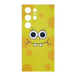 Remax cover sticker Leth model baby Spongebob design suitable for Samsung Galaxy S24 Ultra mobile phone