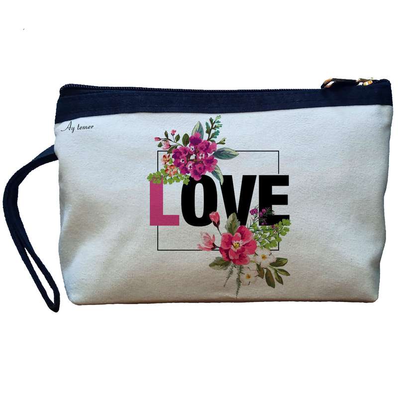 کیف لوازم آرایش زنانه آی تمر مدل عشق کد 221