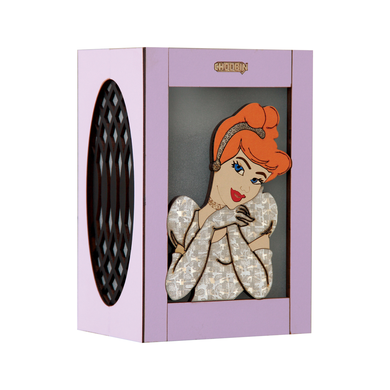 چراغ خواب کودک چوبین مدل سیندرلا کد 115