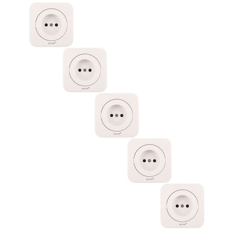 پریز برق دلند مدل آدا بسته 5 عددی