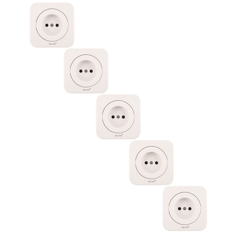 پریز برق دلند مدل آدا بسته 5 عددی