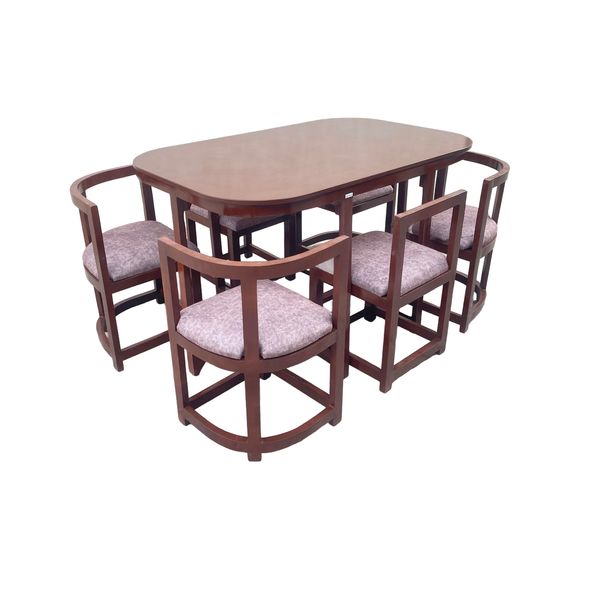 میز و صندلی ناهارخوری 6 نفره گالری چوب آشنایی مدل Ro-820