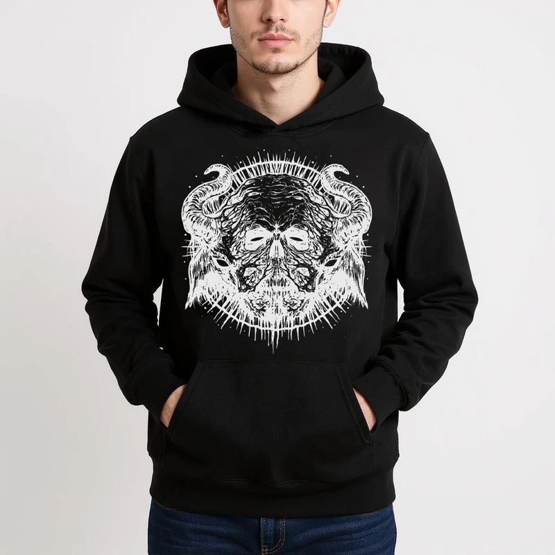 هودی مردانه مدل دارک لش کد z075