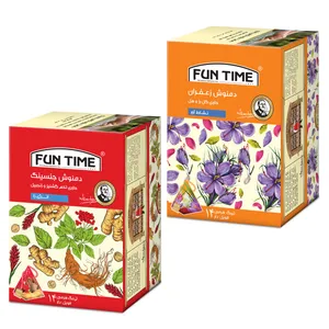 دمنوش انرژی جنسینگ و زعفران فان تایم بسته 2 عددی