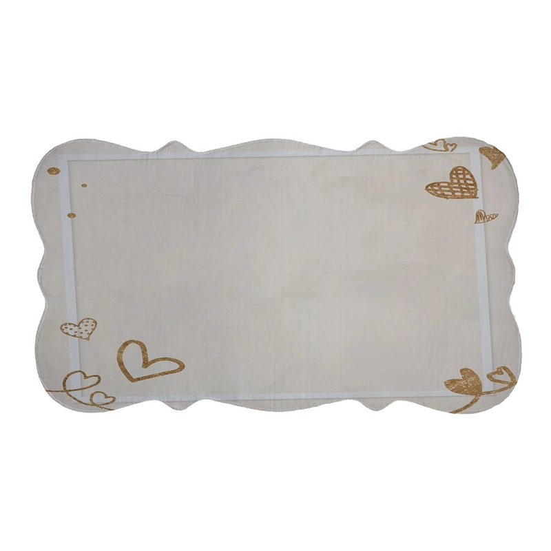 پادری طرح قلب کد 8767 سایز 110×60 سانتی متر