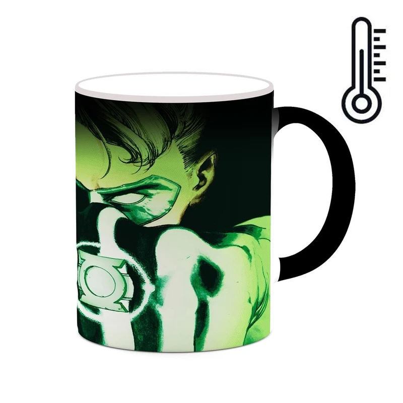 ماگ حرارتی کاکتی مدل گرین لنترن Green Lantern کد mgh38797