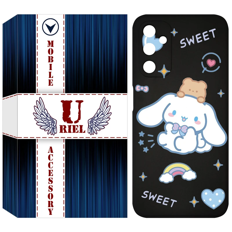 کاور یوریل مدل KSH کد 24 طرح خرگوش بامزه مناسب برای گوشی موبایل سامسونگ Galaxy M14