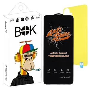 محافظ صفحه نمایش بوک مدل Antistatic مناسب برای گوشی موبایل سامسونگ Galaxy S24 FE به همراه محافظ پشت گوشی