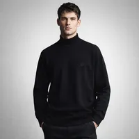 پلیور یقه اسکی مردانه تریکو پاییزان مدل PE700