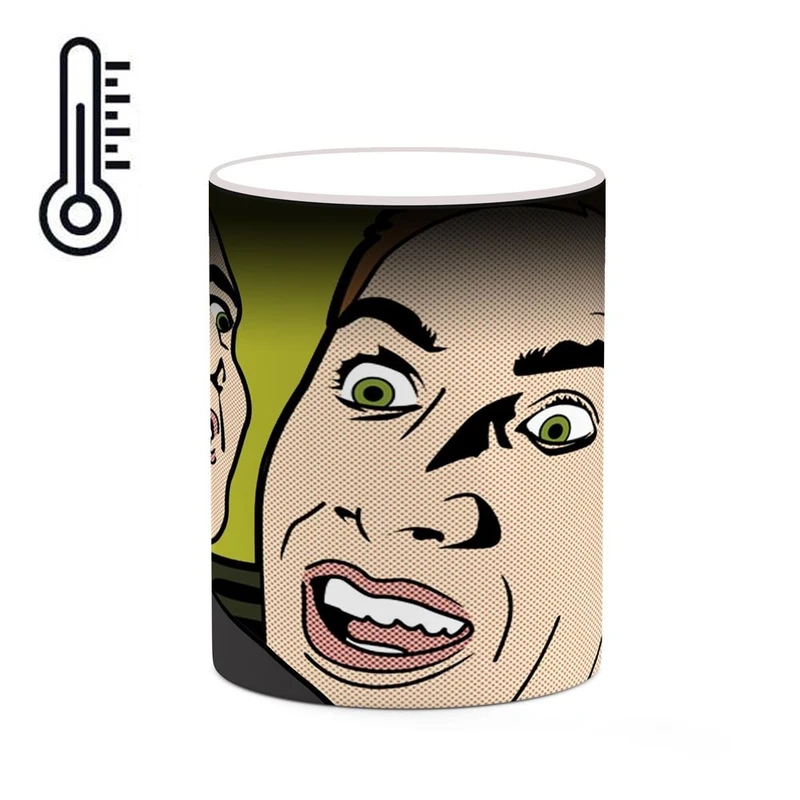 ماگ حرارتی کاکتی طرح نیکولاس کیج Nicolas Cage مدل mgh27026