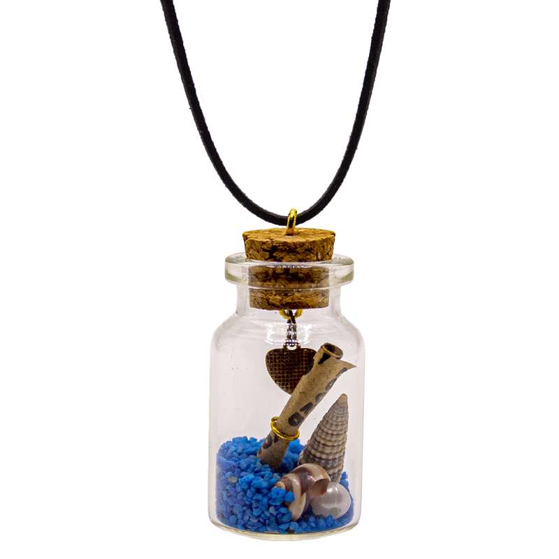 گردنبند دخترانه مدل کپسول عشق کد 181