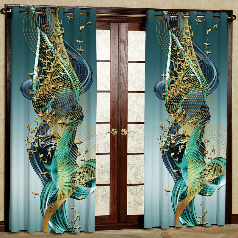 پرده مدل مخمل پانچی کد 2507T2 سایز 200x140 سانتی متر