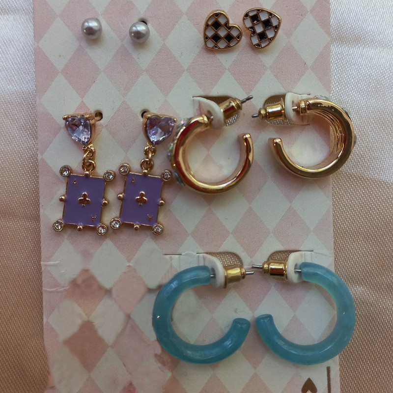 گوشواره زنانه آی ام مدل SMR 0148 مجموعه 5 عددی