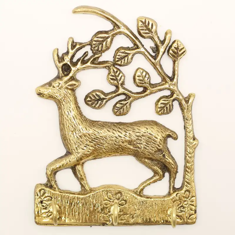 جاکلیدی برنزی مدل گوزن