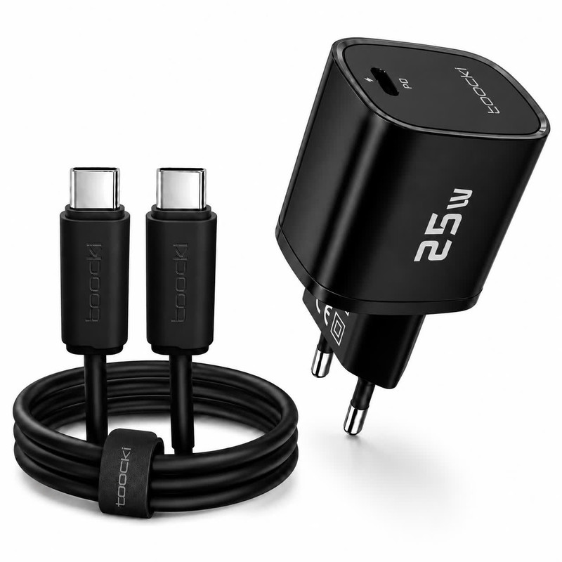 شارژر دیواری ۲۵ وات توکی مدل M52 با همراه کابل USB-C 