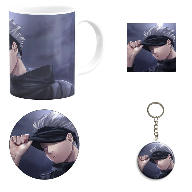 ست هدیه ماگ مدل انیمه جوجوتسو طرح jujutsu kaisen کد A2