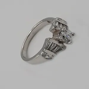 انگشتر نقره زنانه کد 20101