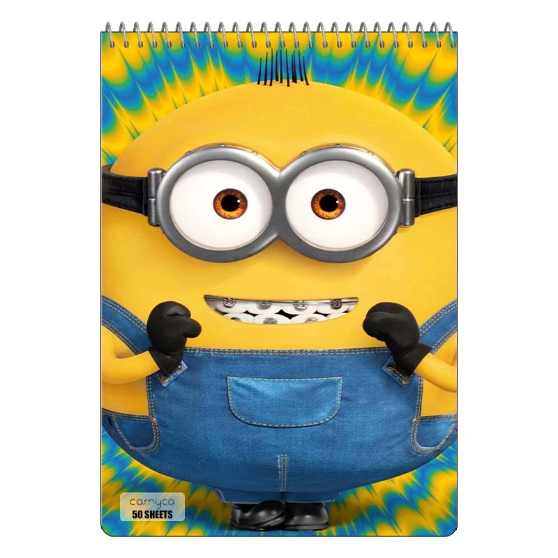 دفتر نقاشی 50 برگ سیمی کارنیکا طرح من نفرت انگیز Despicable Me کد 41268