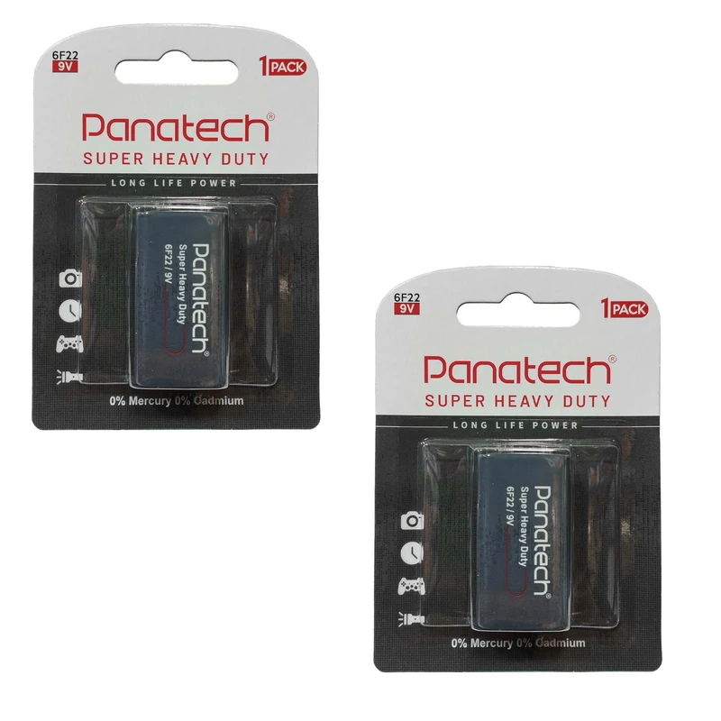 باتری کتابی پاناتک مدل Super Heavy Duty بسته دو عددی