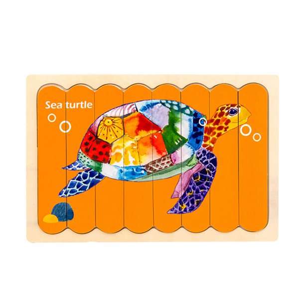 بازی آموزشی  طرح Sea turtle & Whale