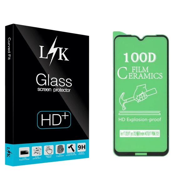محافظ صفحه نمایش سرامیکی ال کی مدل Hard glass مناسب برای گوشی موبایل شیائومی Redmi Note 8