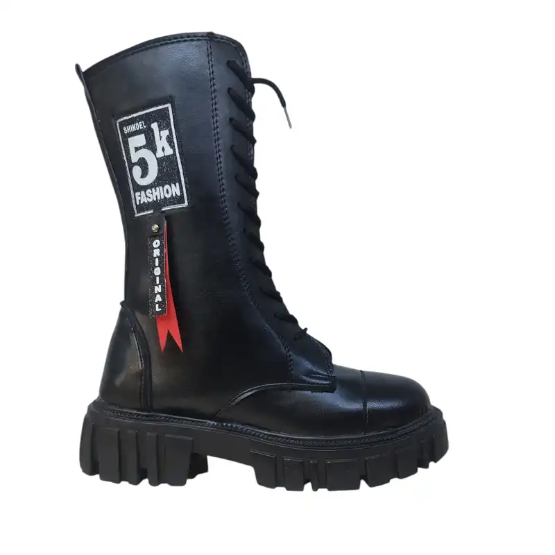 بوت دخترانه مدل PN 345 بیاله رنگ مشکی