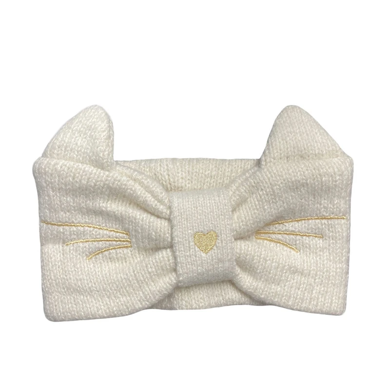 هدبند بافتنی دخترانه آی آم مدل گربه