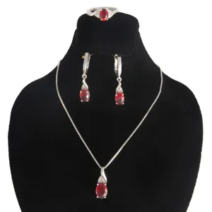 نیم ست نقره زنانه کد 67044