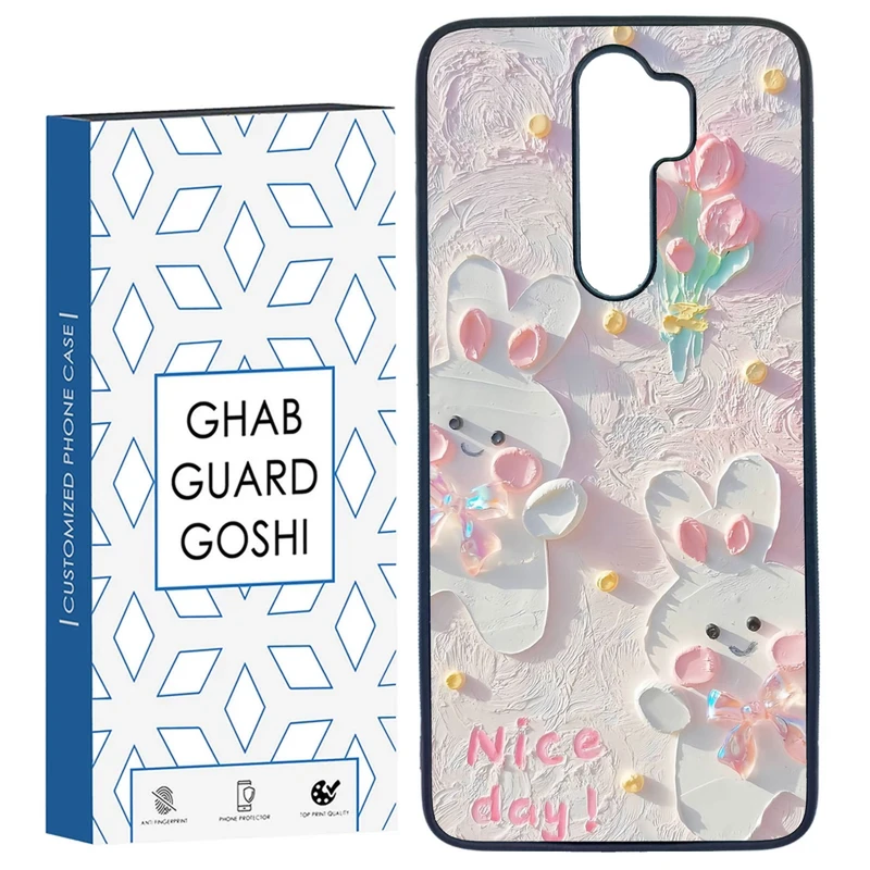 کاور قاب گارد گوشی طرح گل کد FB-214 مناسب برای گوشی موبایل شیائومی REDMI NOTE 8 PRO  