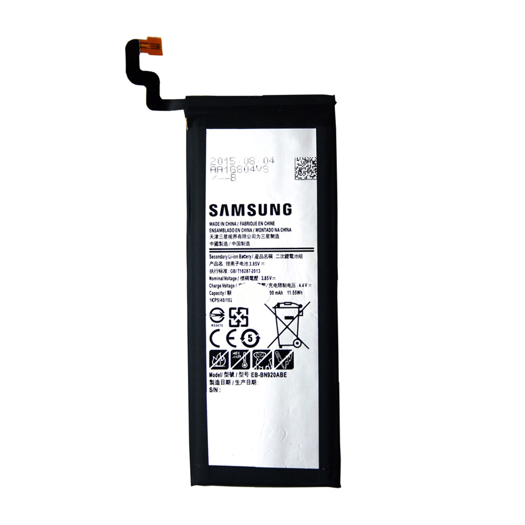 باتری موبایل مدل EB-BN920ABE ظرفیت 3000 میلی آمپرساعت مناسب برای گوشی موبایل سامسونگ Galaxy Note 5
