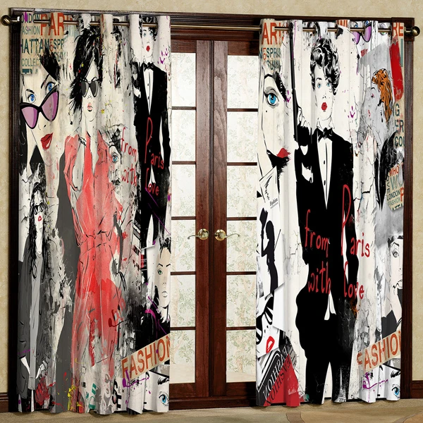 پرده مخمل پانچی کد 6000 سایز 280x140 سانتی متر