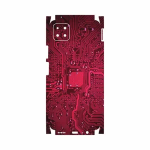 MAHOOT Red-Printed-Circuit-Board-FullSkin Cover Sticker for Huawei Nova Y60