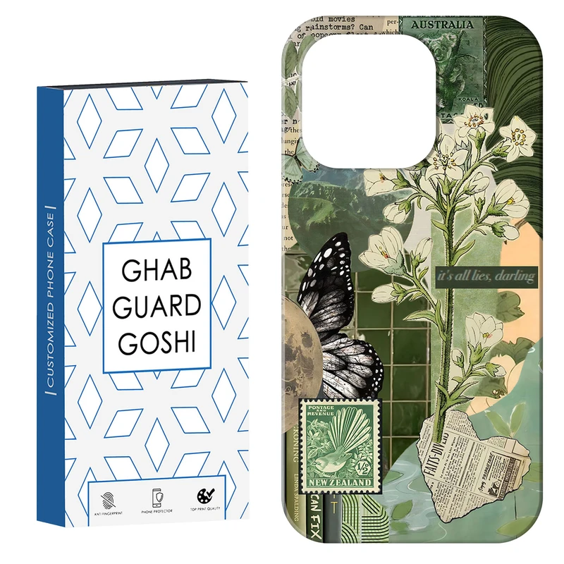 کاور قاب گارد گوشی طرح  گل کد Dimo-677 مناسب برای گوشی موبایل اپل  IPHONE 15 PRO 