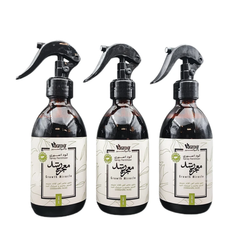 عکس شماره 2 : کود اسپری تقویتی گیاهان آپارتمانی واگروکسیر طرح معجزه رشد مدل s1 حجم 240 میلی لیتر