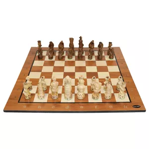 صفحه و مهره چوبی شطرنج مدل مصری کد HP