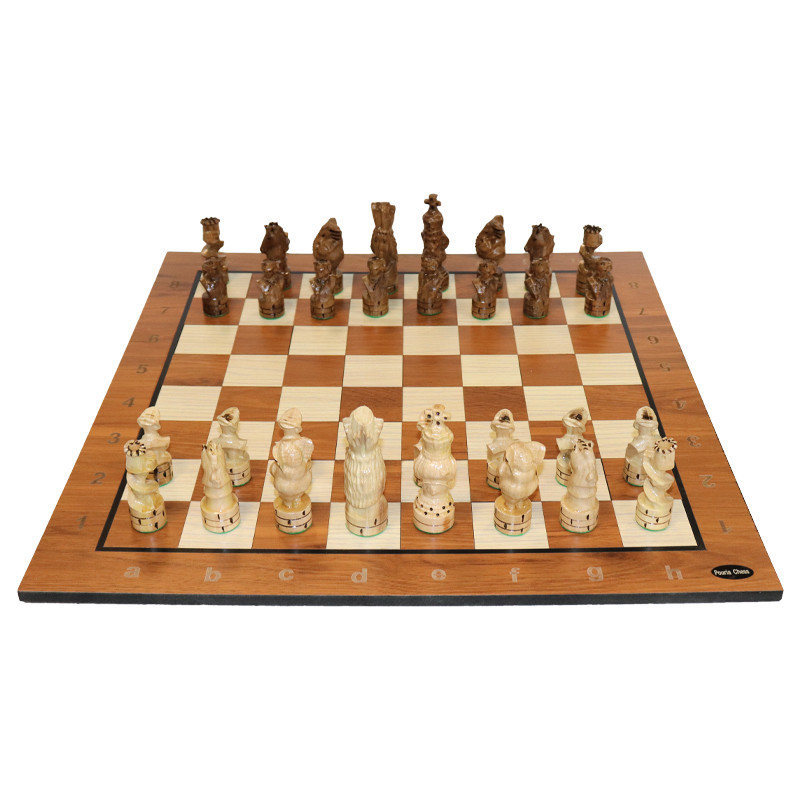 صفحه و مهره چوبی شطرنج مدل مصری کد HP