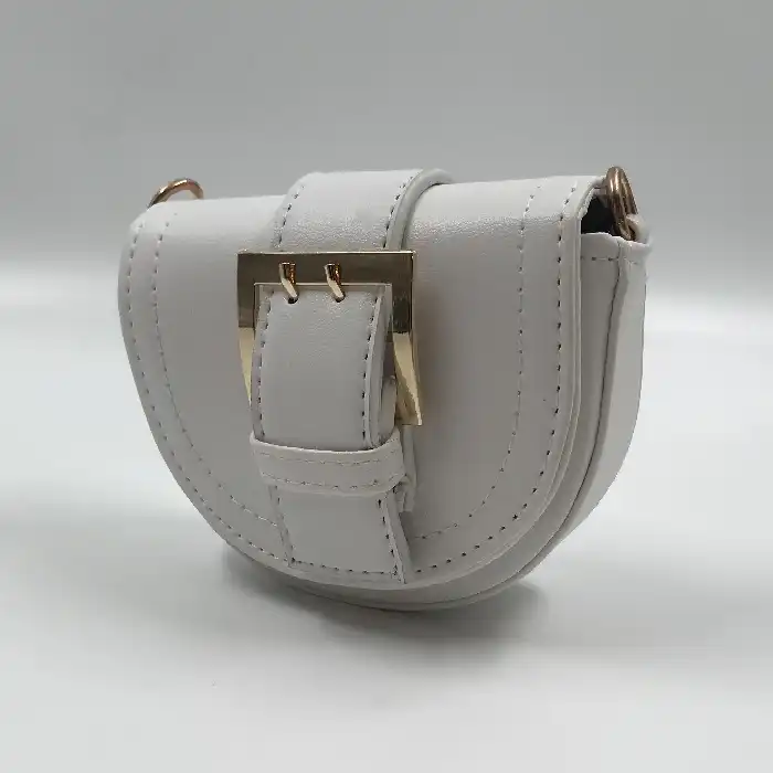 کیف دوشی زنانه مدل قفل کمربندی مینی کد 1089