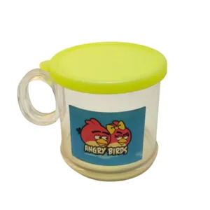 لیوان کودک مدل درب دار طرح پرندگان خشمگین