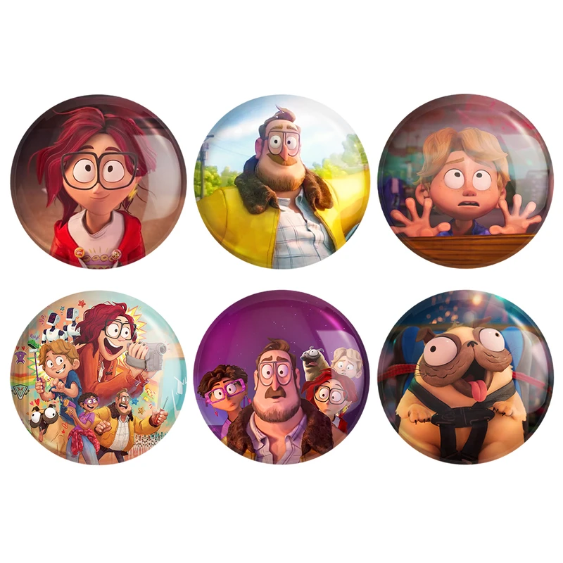 مگنت خندالو طرح میچل ها علیه ماشین ها کد 33A مجموعه 6 عددی 