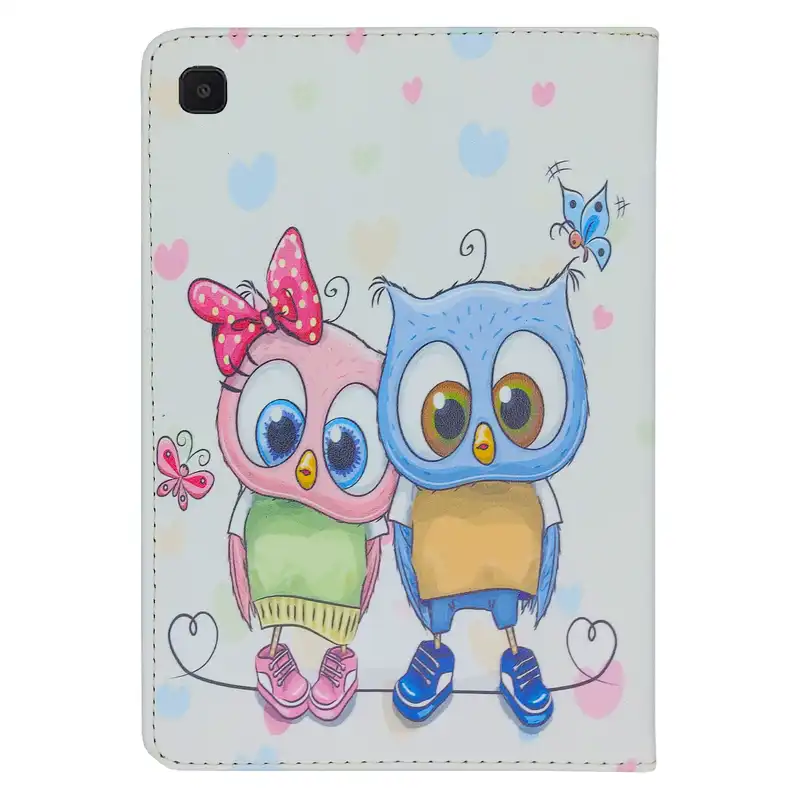 کیف کلاسوری مدل دخترانه بچه جغد مناسب برای تبلت سامسونگ Galaxy Tab A7 10.4 2020 / T505