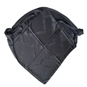 روسری زنانه فندی مدل نخی ابریشم مجلسی قواره بزرگ کد 11