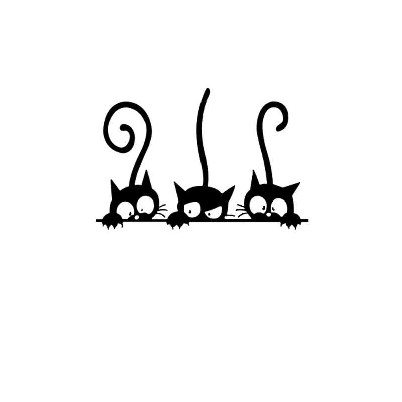 استیکر کلید و پریز پورنج طرح 3 گربه