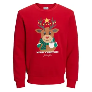 سویشرت مردانه جک اند جونز مدل  JORTOON CREW NECK XMAS